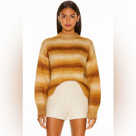 540$ Acne Studios Ombre Stripe Mohair Sweater - Picture 1 of 4